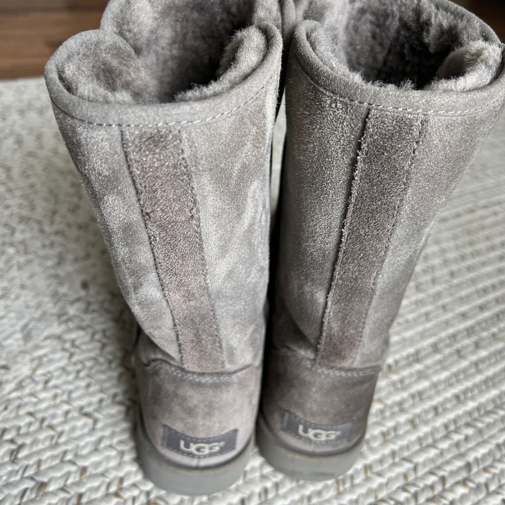 UGG Gray Suede Boots